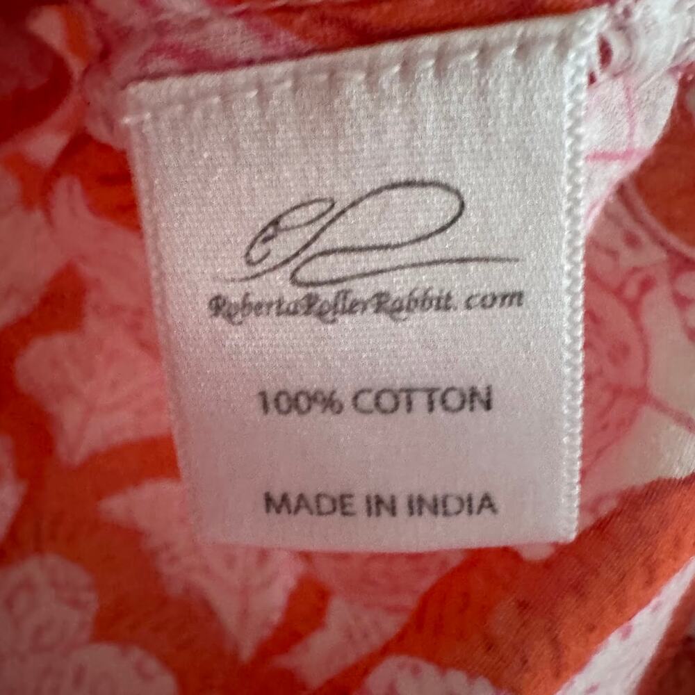 Roberta Roller Rabbit Pink Red Patterned Jemina K… - image 3